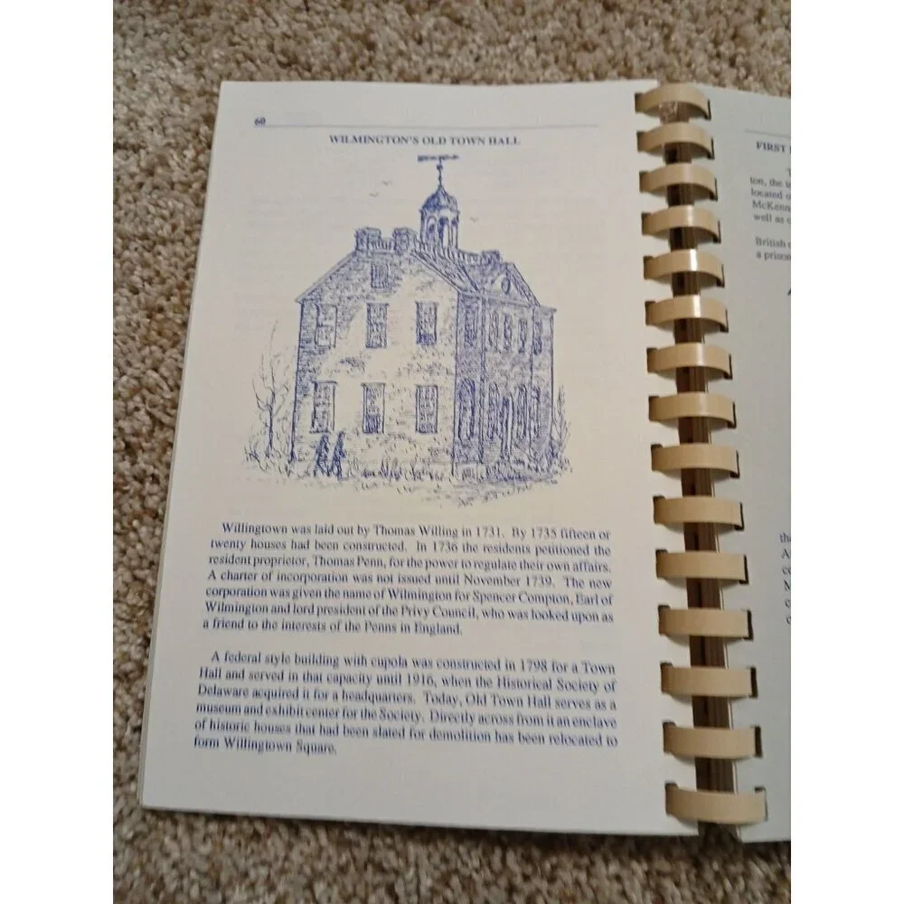 Delaware DAR Historical Cookbook‎ – Rare Spiral-Bound Edition